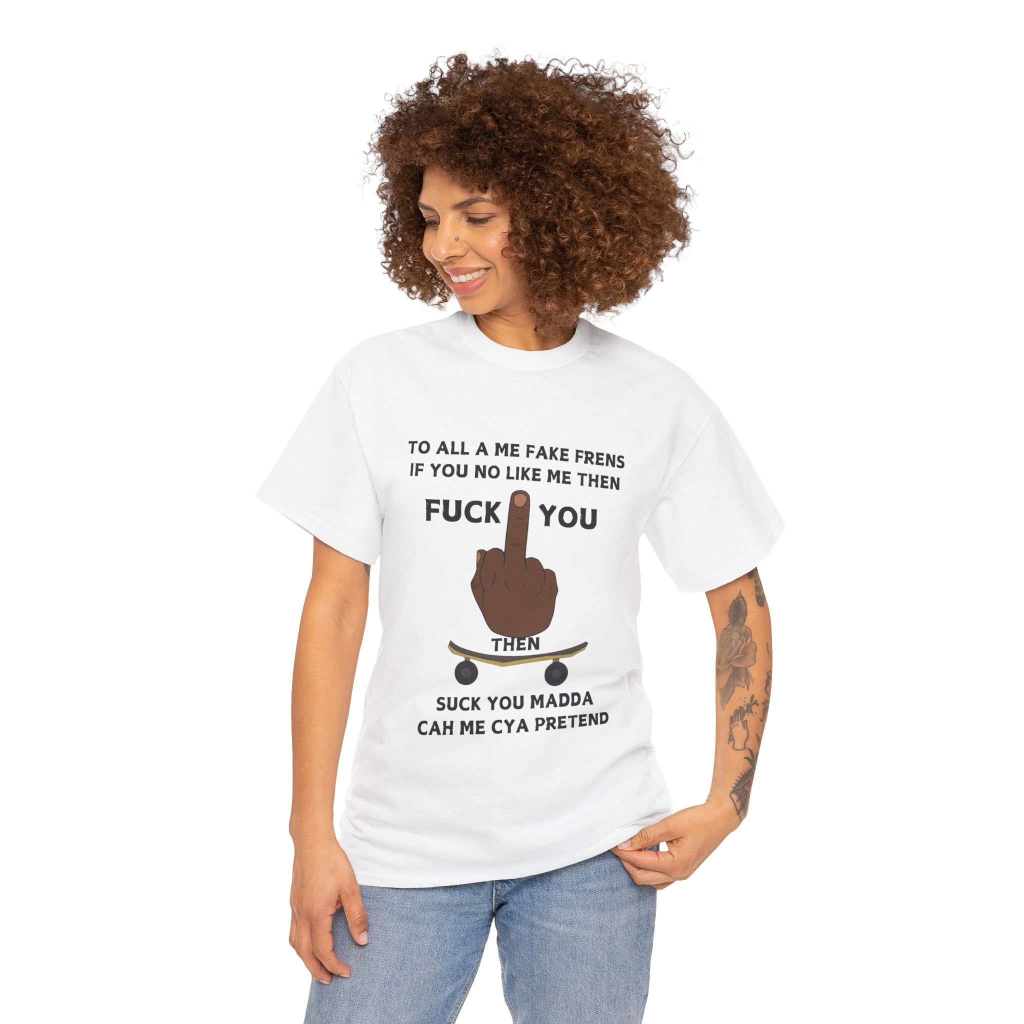 Abby Dallas Fake Fren Merch, Unisex Heavy Cotton Tee