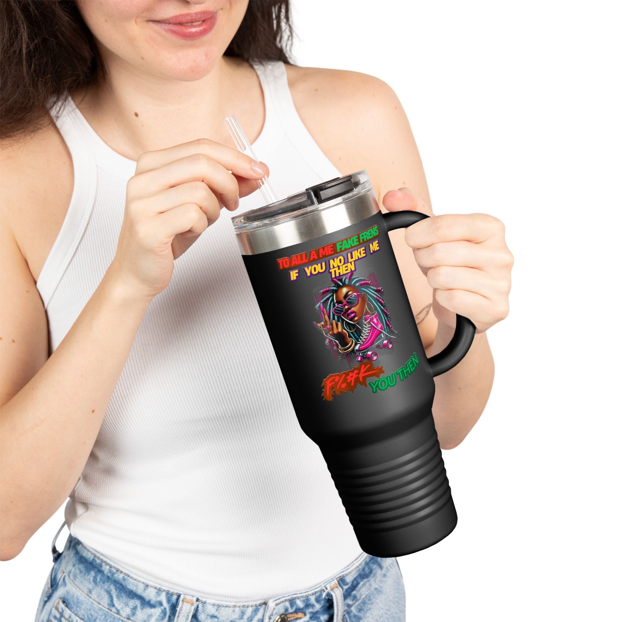 Fake Fren Insulated Travel Mug