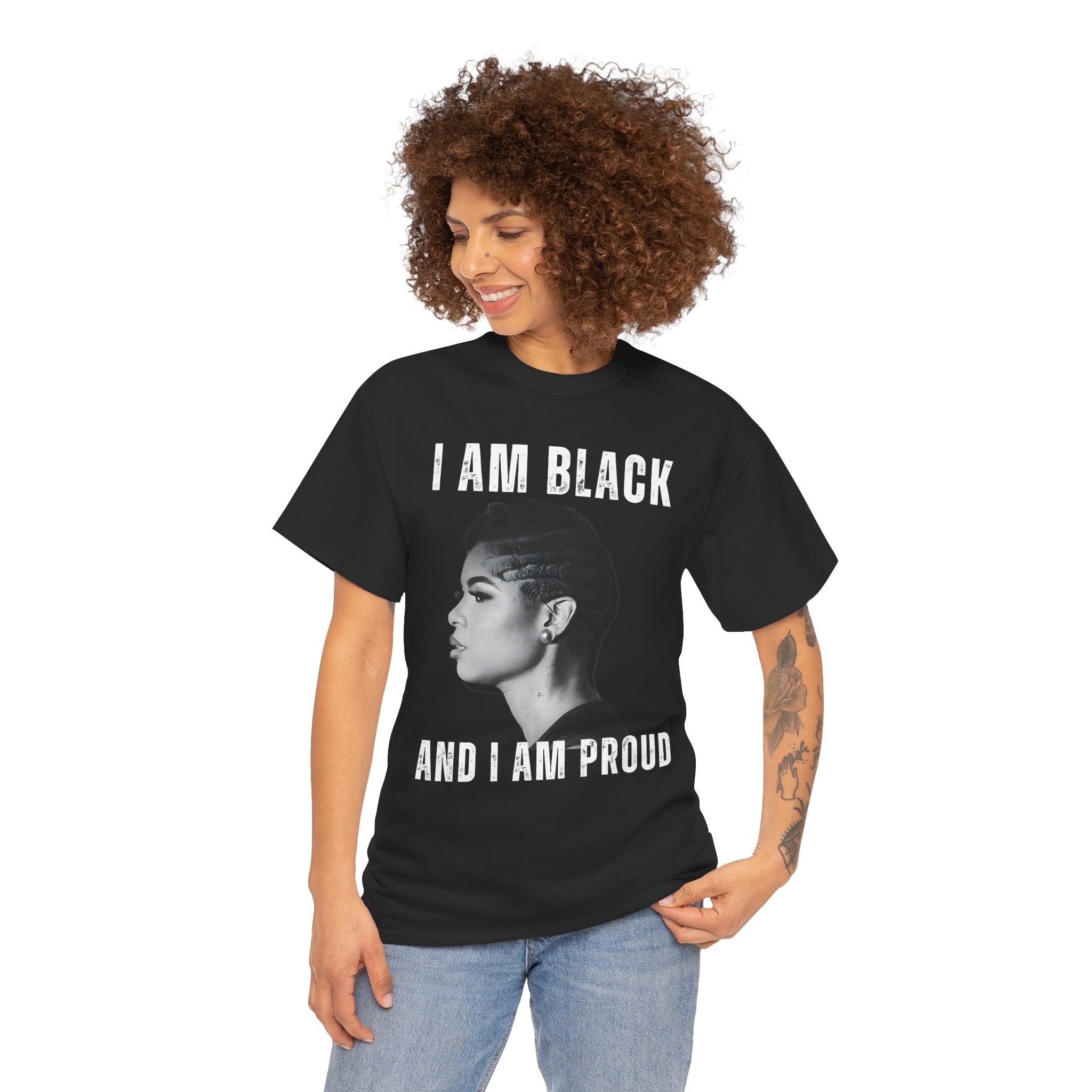 Black Is The Colour Unisex Heavy Cotton Tee