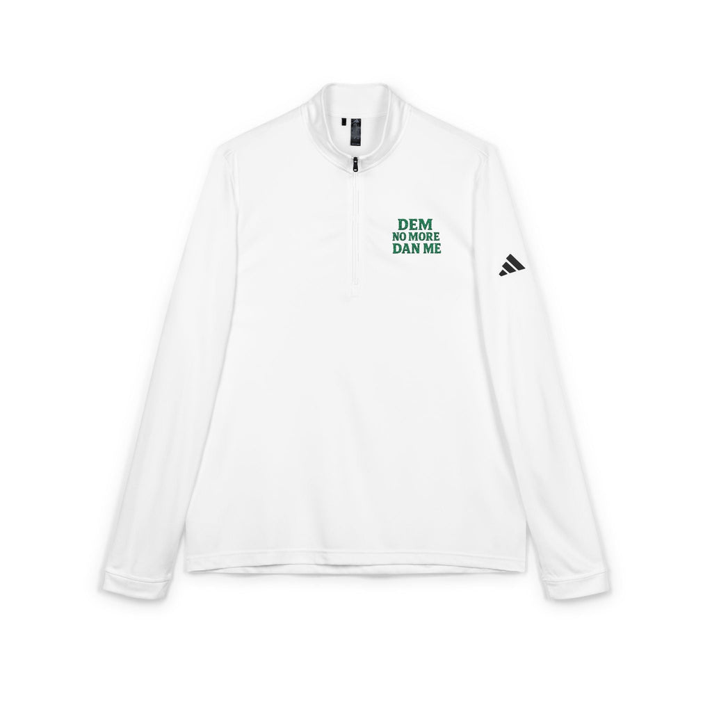 adidas® Quarter-Zip Pullover (Embroidery)- Abby Dallas DEM NO MORE DAN ME COLLECTION Eco-friendly Athletic Tee for Fitness Enthusiasts