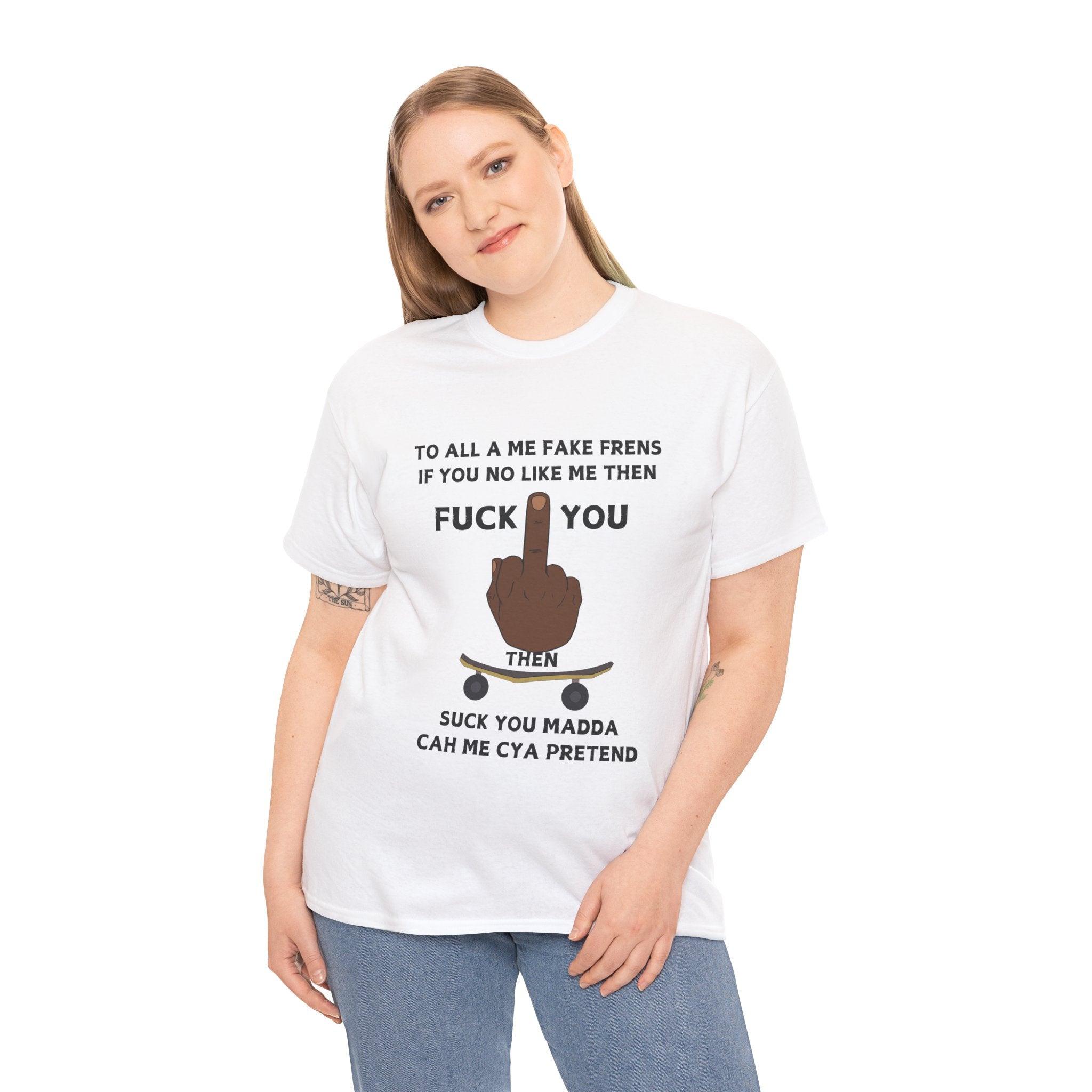 Abby Dallas Fake Fren Merch, Unisex Heavy Cotton Tee