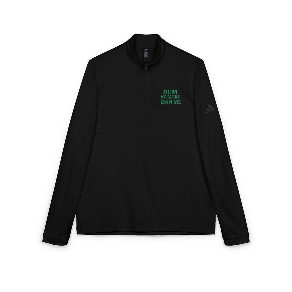 adidas® Quarter-Zip Pullover (Embroidery)- Abby Dallas DEM NO MORE DAN ME COLLECTION Eco-friendly Athletic Tee for Fitness Enthusiasts