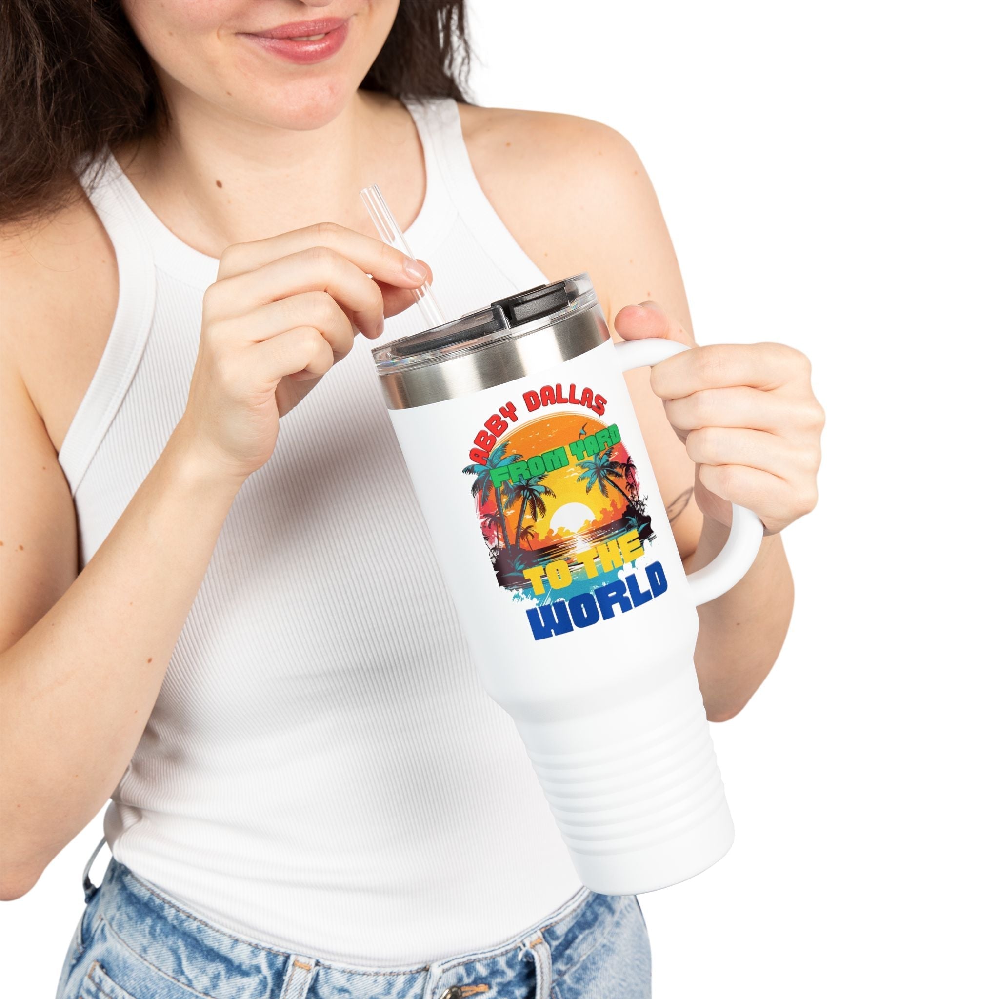 Abby Dallas Stainless Steel Travel Mug