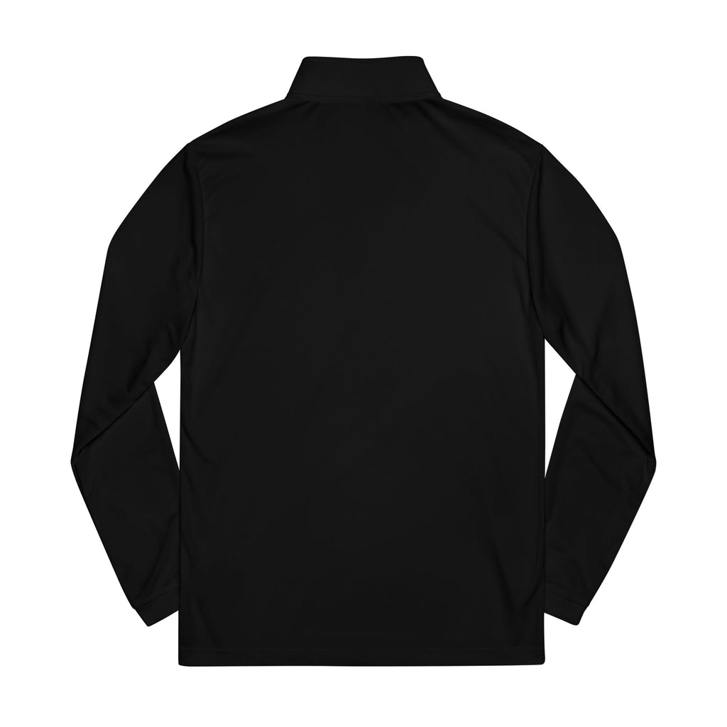 adidas® Quarter-Zip Pullover (Embroidery)- Abby Dallas DEM NO MORE DAN ME COLLECTION Eco-friendly Athletic Tee for Fitness Enthusiasts