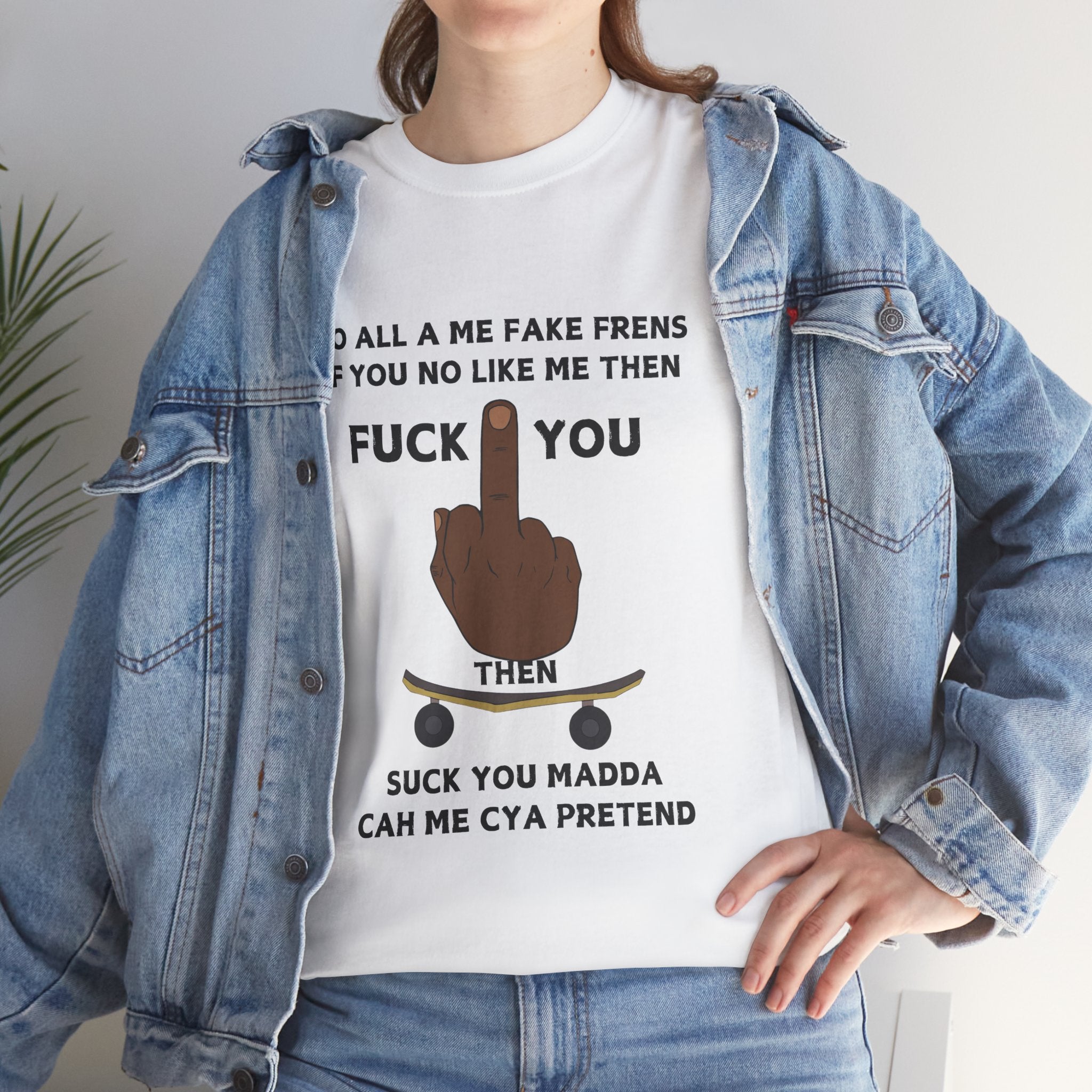 Abby Dallas Fake Fren Merch, Unisex Heavy Cotton Tee