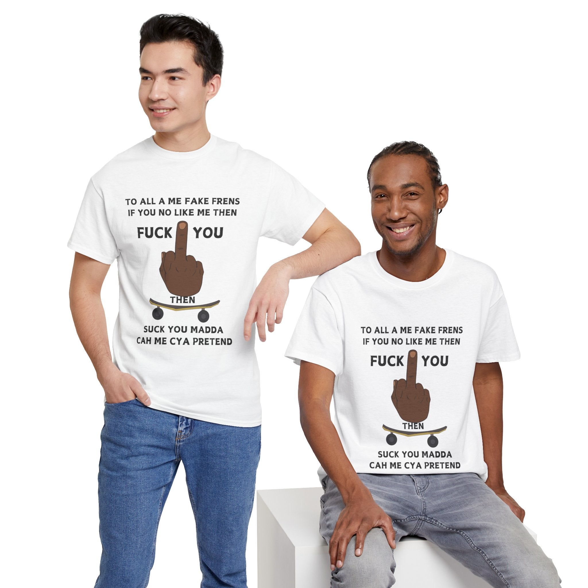 Abby Dallas Fake Fren Merch, Unisex Heavy Cotton Tee