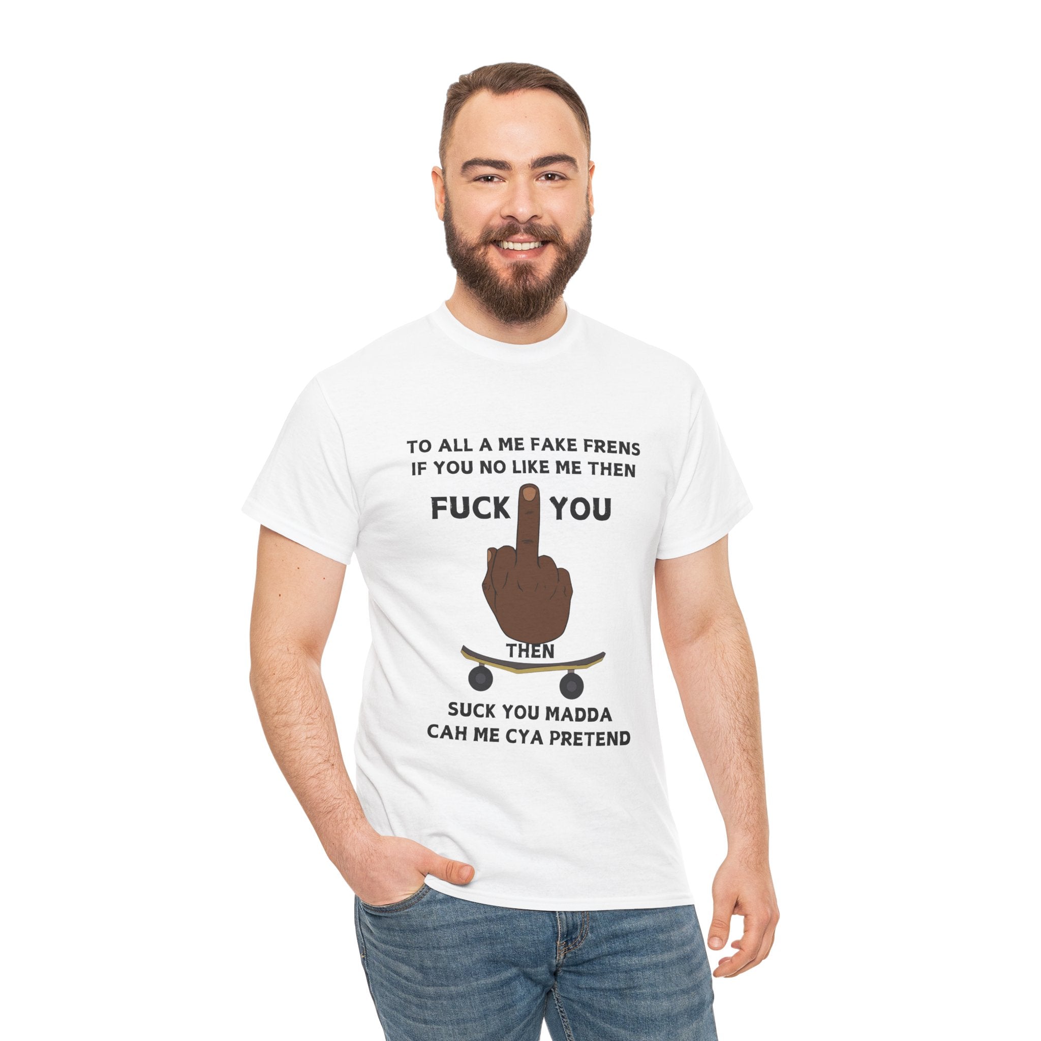 Abby Dallas Fake Fren Merch, Unisex Heavy Cotton Tee